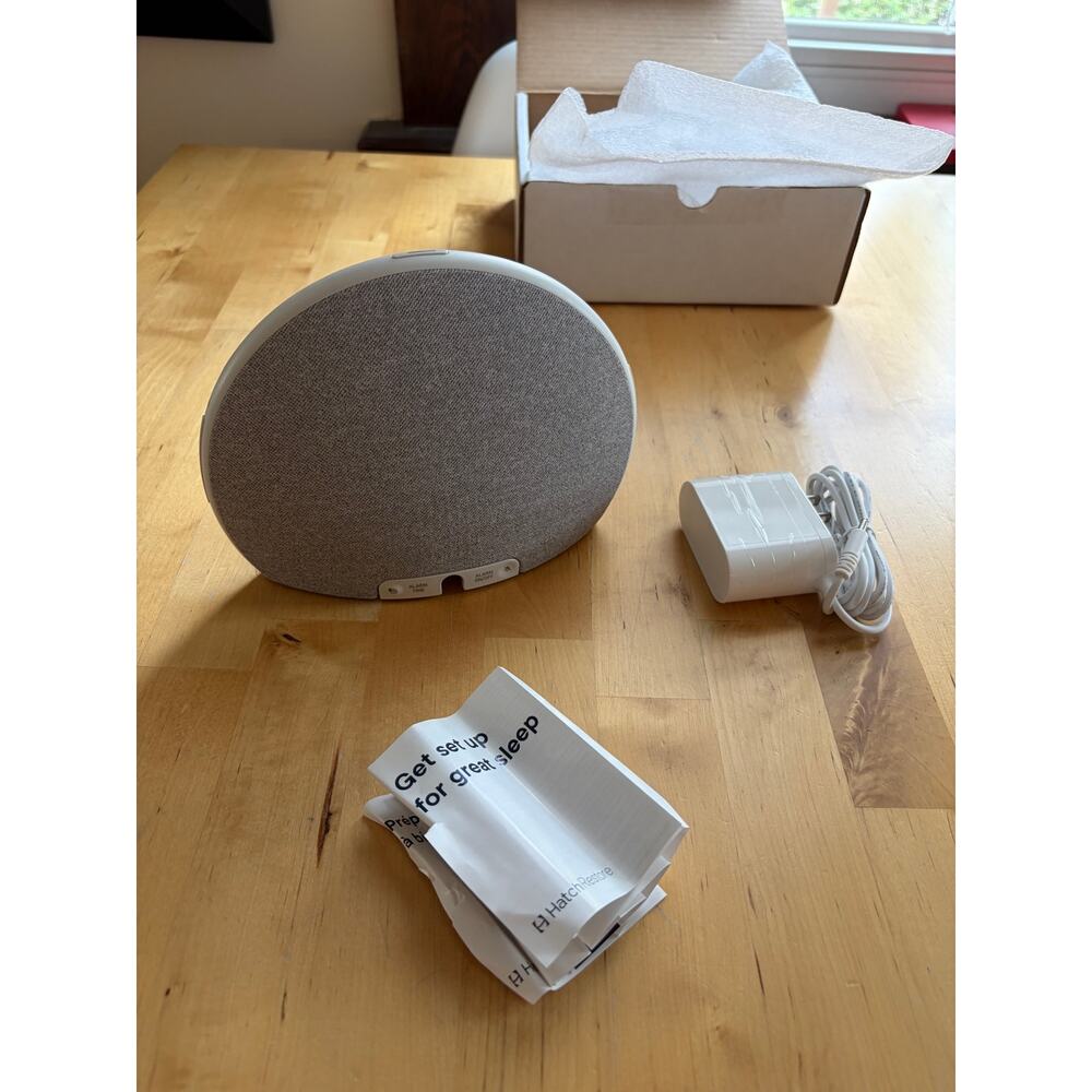 Hatch Restore 1 Smart Sunrise Alarm Clock & Sound Machine Gray - New - Picture 3 of 6